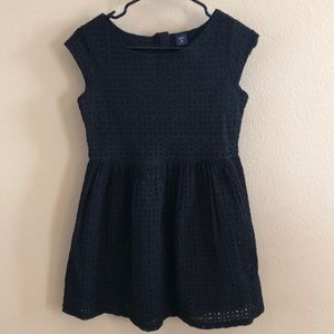 GapKids Black Eyelet Dress